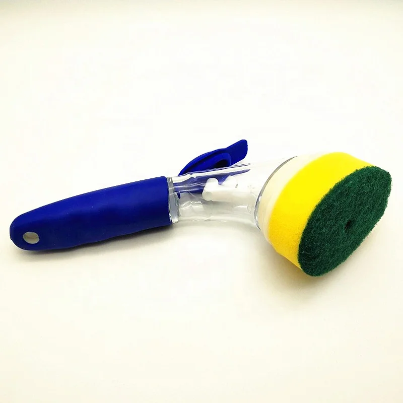 High Quality TPR Handle Soap Dispensing Dish Wand