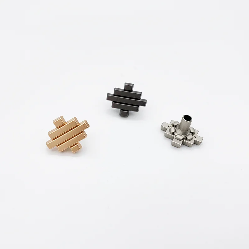 Custom Metal Leather Fashion Bag Clothing Button Fastener Metal Button