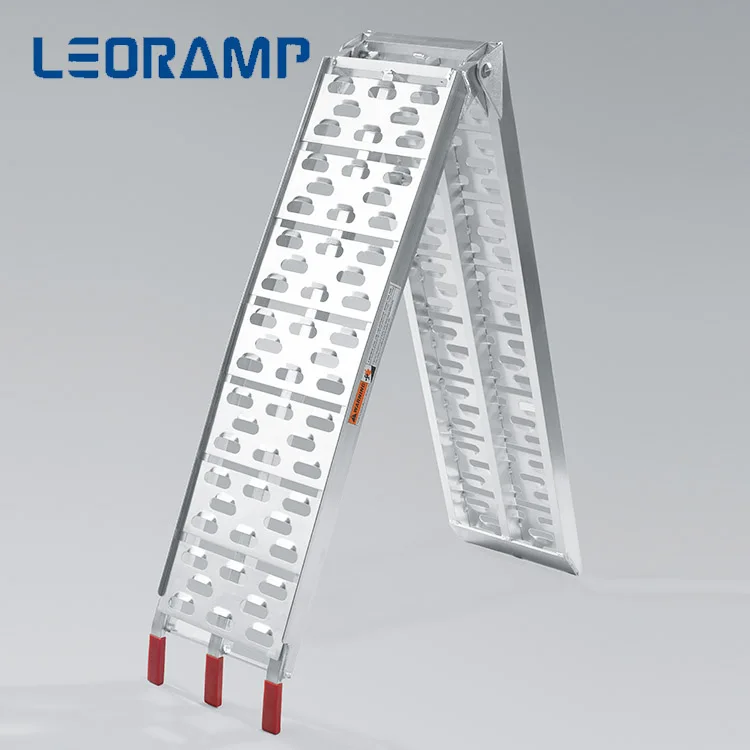 Heavy duty foldable durable loading aluminum atv ramps for motorcycle