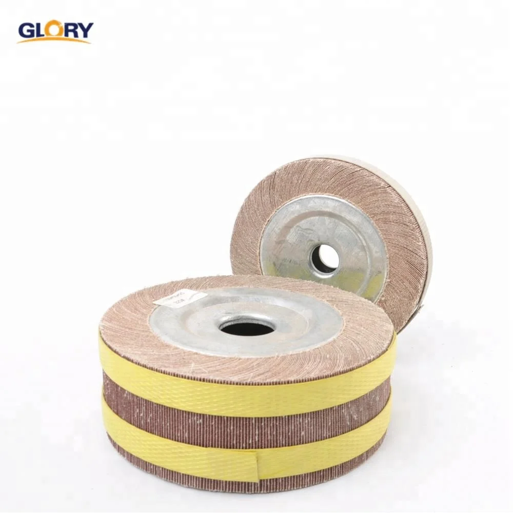 GLORY auminum oxide abrasive unmounted chucking polishing flap wheel