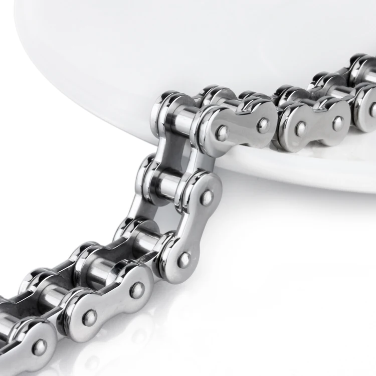 
Men Cool Heavy Stainless Steel Biker 18K Gold Jewelry Accessories Motorcycle Chain Link Bracelet 