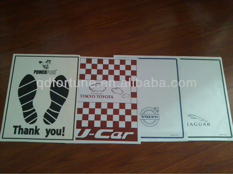 Одноразовые бумажные автомобильные коврики в рулоне