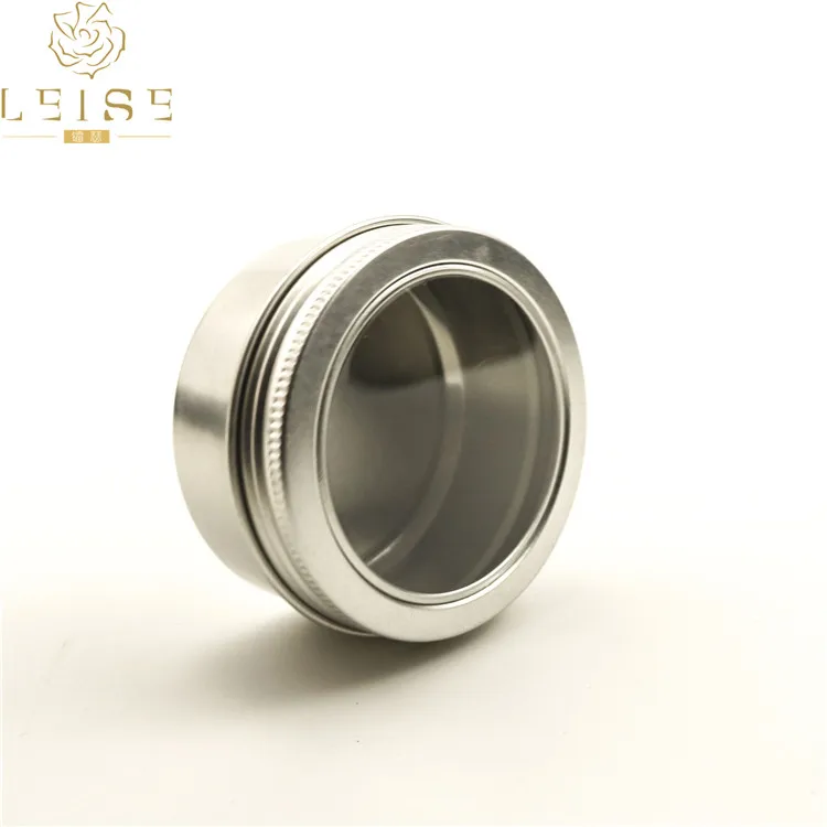 aluminum candle can,aluminum tin can with windows for tea  magnetic tins soap travel tin 7oz 6ounce 12oz 1oz 10ml 5gram metal