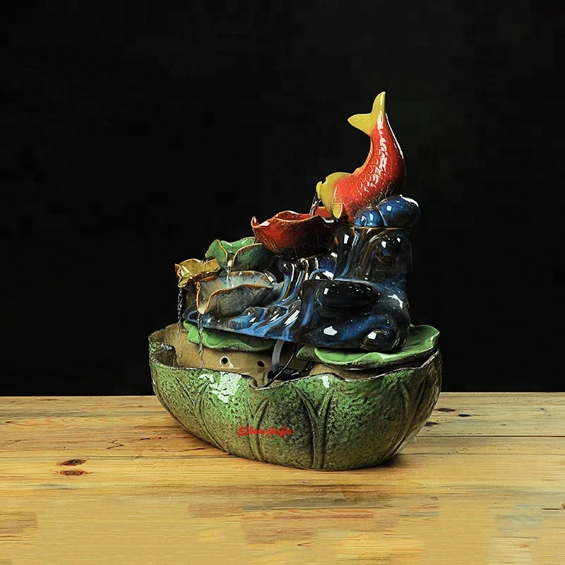 Handmade ceramic water fountains indoor