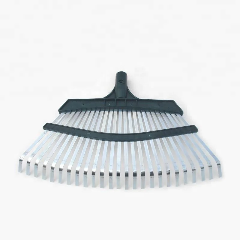 
25 Tine Steel Grass Garden Leaf Rake 