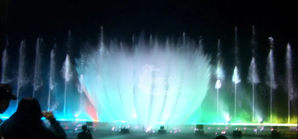 Multimedia Water Show in Tai Zhou,Jiang Su Province,China