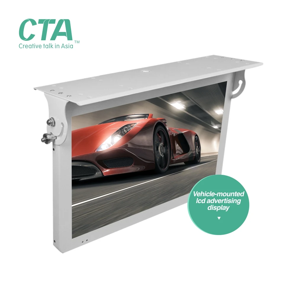 Lowest price 10 inch lcd led taxi advertising player screen