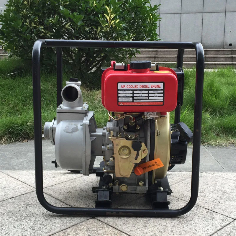 BISON(CHINA) High Pressure Diesel Engine Water Pump Set, Big Displacement Portable Diesel Water Pump, 4 Inch Diesel Water Pump