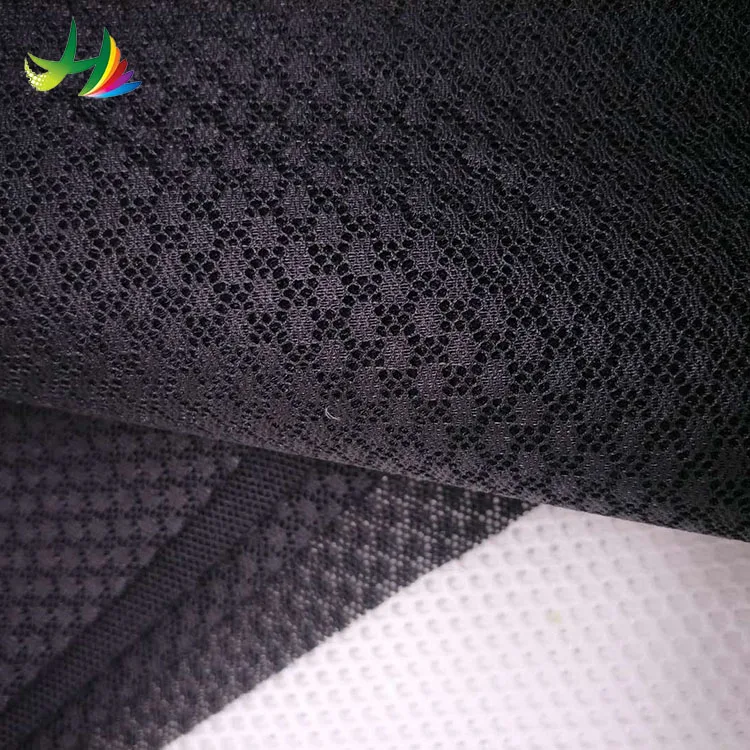 100% polyester textile mesh fabric quick dry for gym shoes or chair mesh fabric for sports shoes