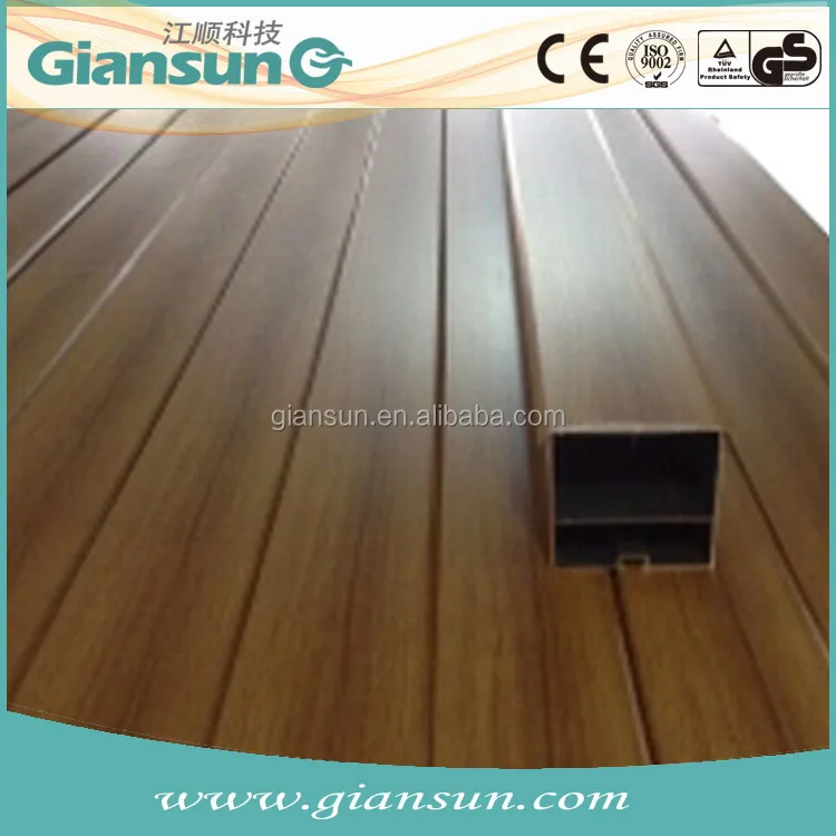 Good quality veneer coated aluminum profile in China