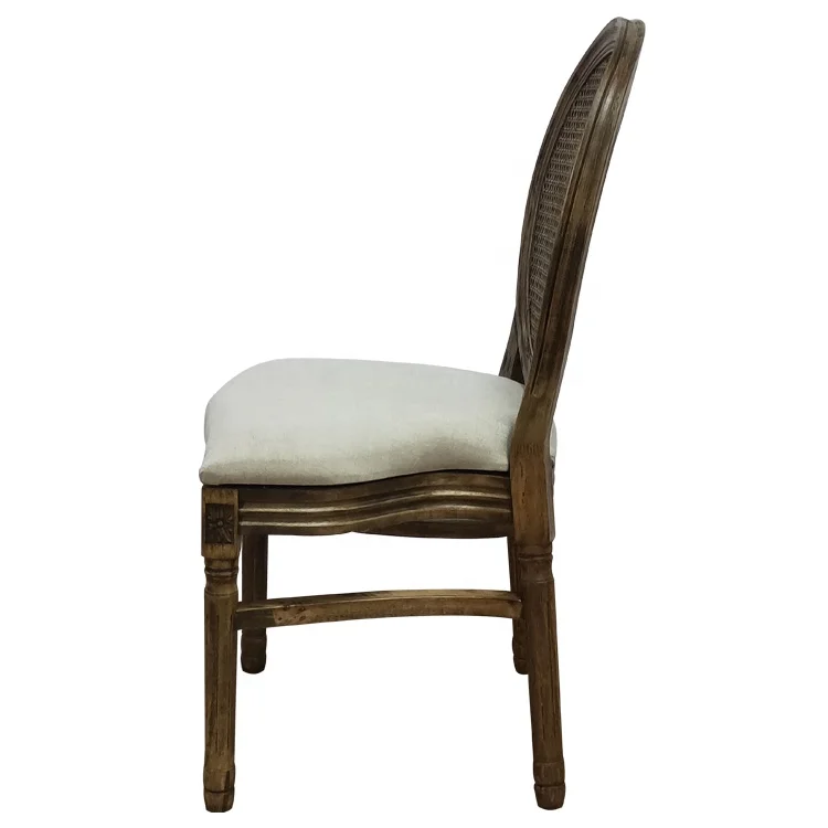 
Cheap Antique French Style Furniture Banquet Table Dining Rental Stackable Louis Event Wedding Chair 