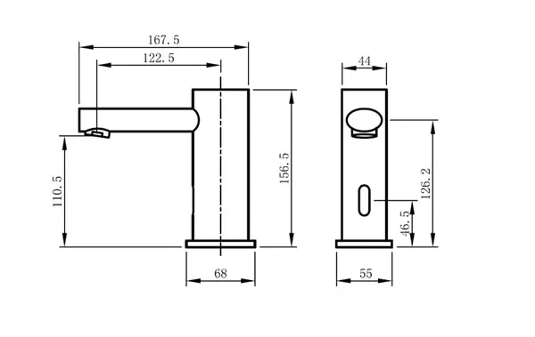 Smart Sensor Faucet Infrared Sensor Automatic Water Saver Tap Anti-overflow Kitchen Bathroom Inductive Faucet
