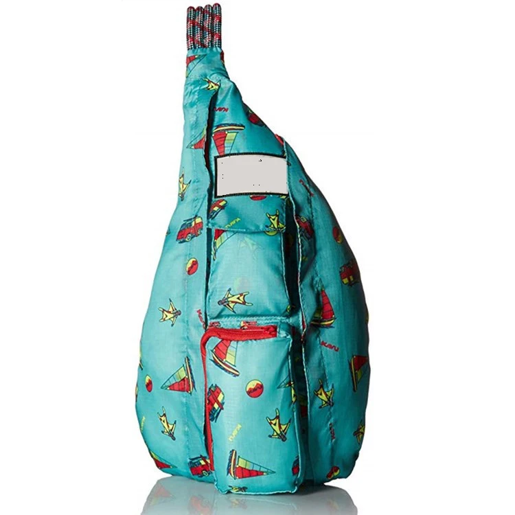 Rope Bag Crossbody Shoulder Cotton Backpack sling backpack