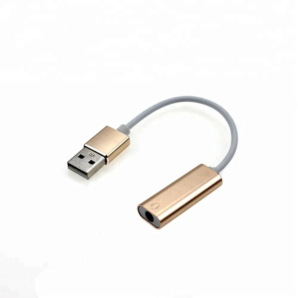 Wholesale Higher Quality USB to 3.5mm Audio Adapter USB 2.0 External Sound Card Hifi Magic Voice 7.1 CH for PC and Laptop (60793739932)