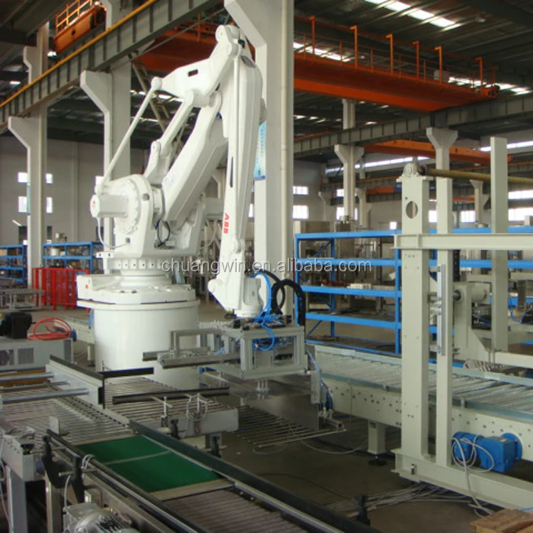 Automatic robotic stack palletizer robot system