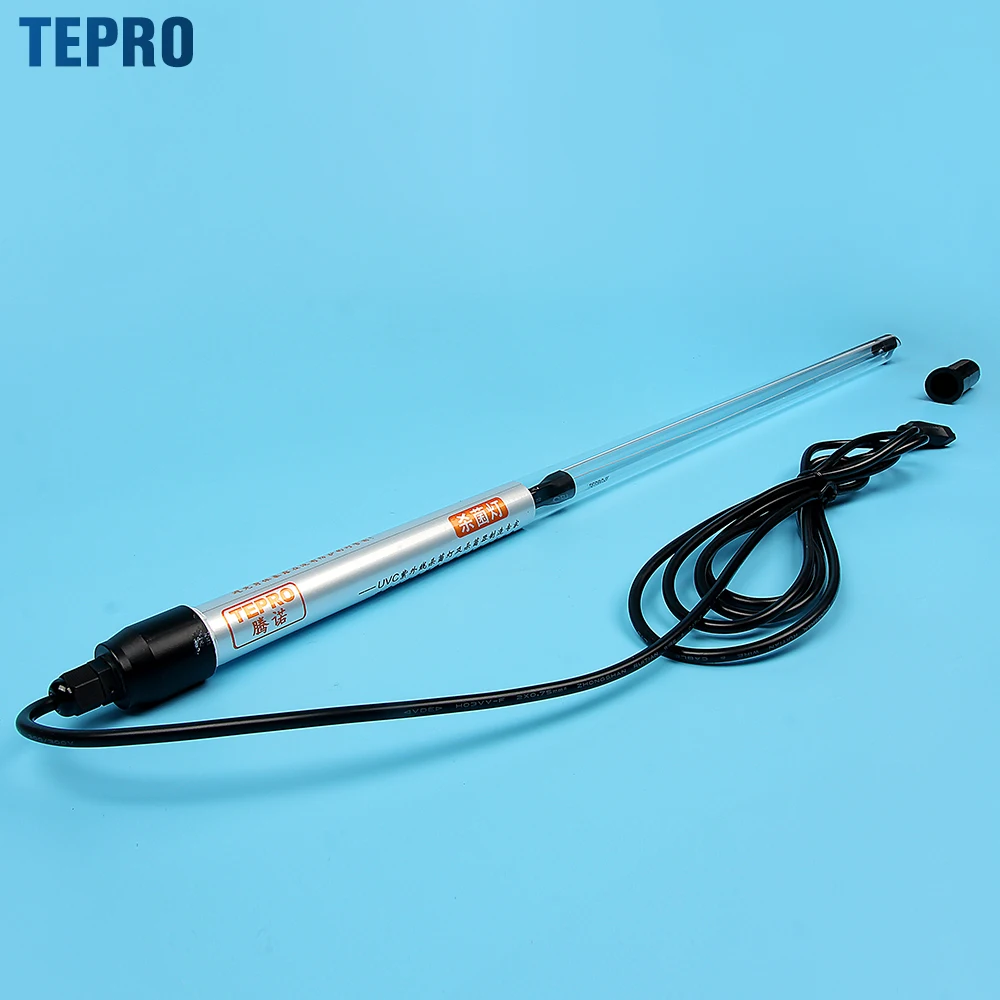 UVC-20W 6w 10w 15w 20w 30w 40w Quartz Glass Uv Disinfection Lamp 254nm 185nm Submersible Uvc Germicidal Ultraviolet Light