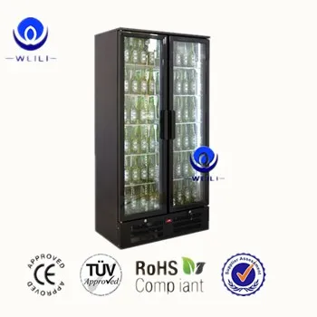 Weili Double Doors Upright Energy Drink Beer Fridge