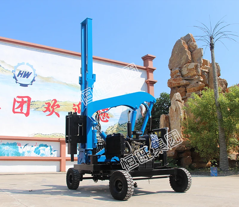 HWH Mini rotary bore drilling machine pile driver