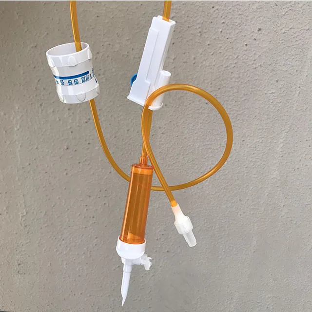 Medical disposable photophobic infusion iv set with CE ISO