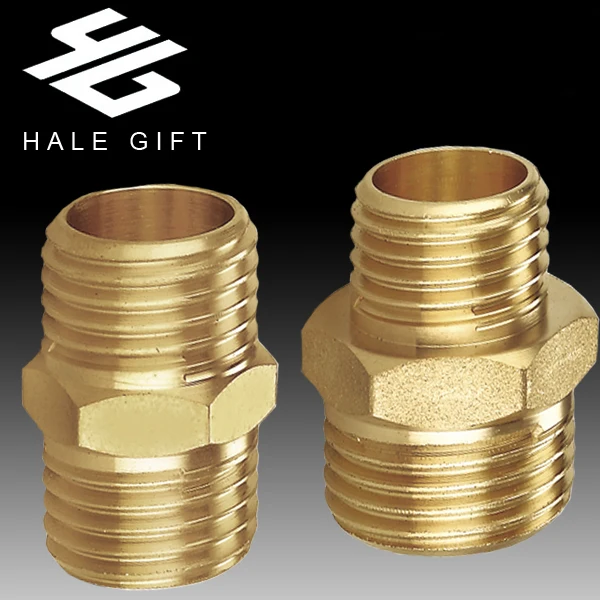 Brass Fittings Reducer Coupling/Male Thread Nipple Connector /Pipe Fitting