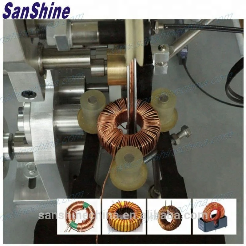 Automatic power transformer toroid coil winding machine(SS900B6 series final coil OD 10~80mm) replace JVOIL toroidal winder