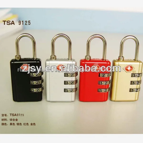 безопасного путешествия замок мешка/дверные замки tsa утверёденных
