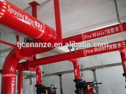 ASTM A106 Gr.B SCH 40 UL FM Red Painted Groveed Ends Fire Protection Seamless Steel Pipe