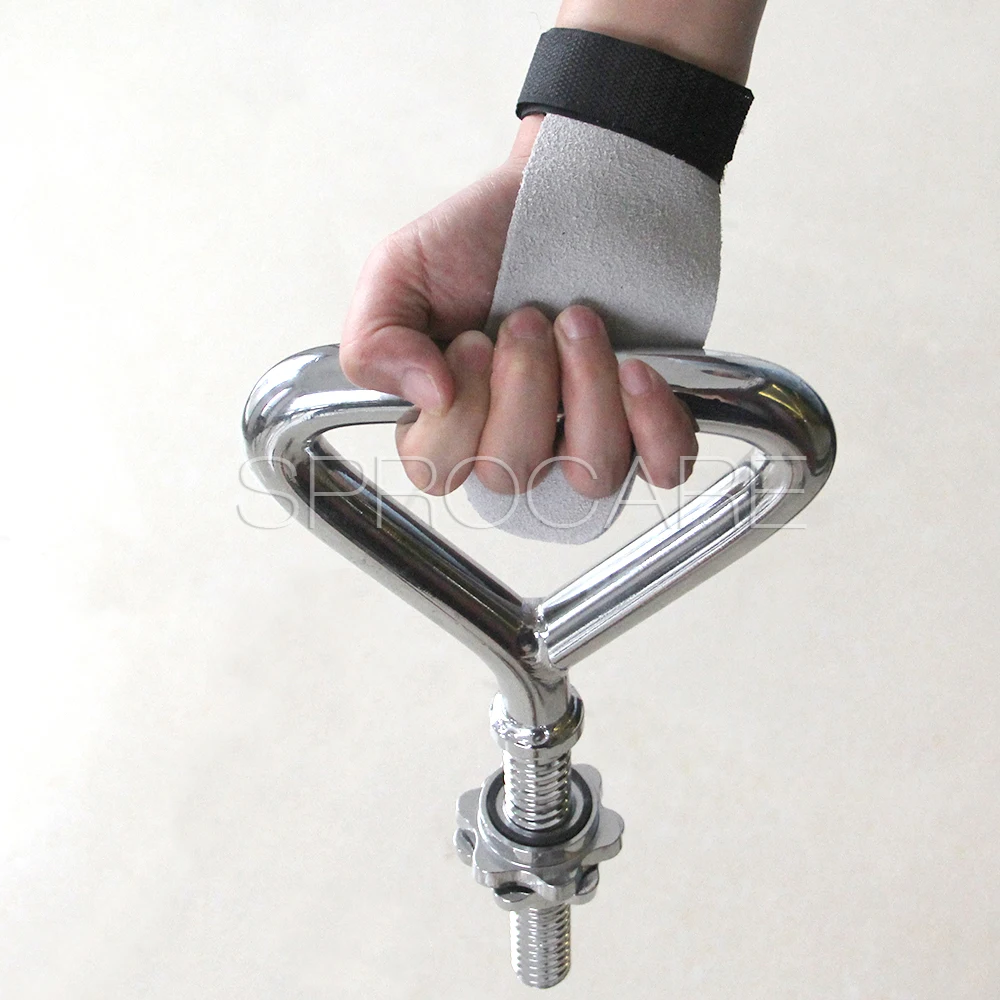 SP-SG5 Leather Gymnastics Hand Grips,weightlifting Gloves,Full Palm Protection