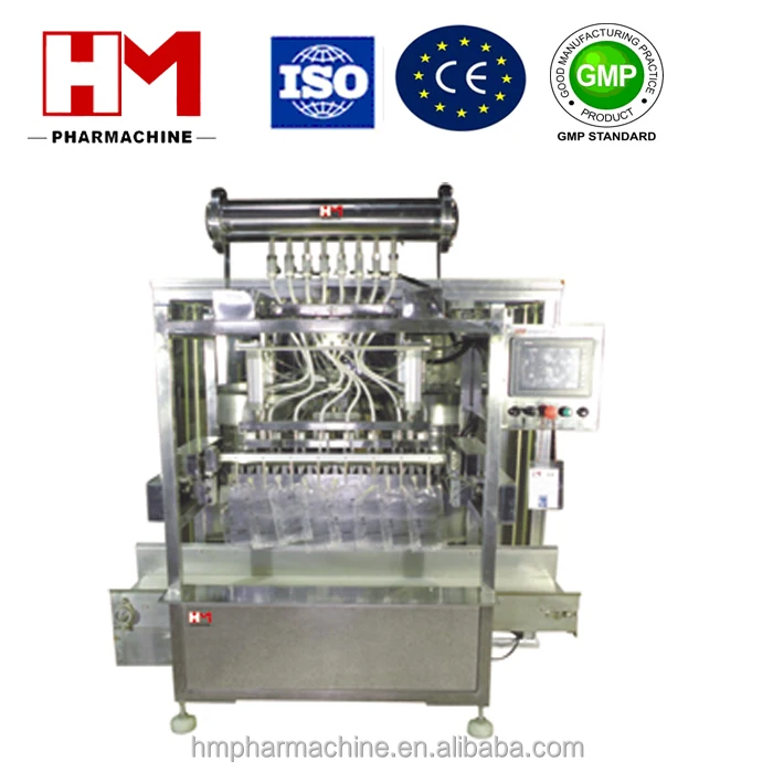 
HM SB series Soft Bag Filling Sealing Machine I.V.solution CE GMP approved /EU cGMP Standard 