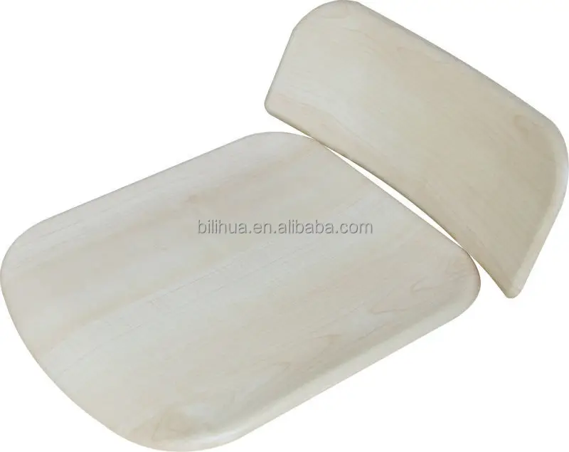 Wood School Chair Seat and Back Werzalit School Furniture Wooden Legs for School Furniture Student Desk and Chair Set Use Wooden