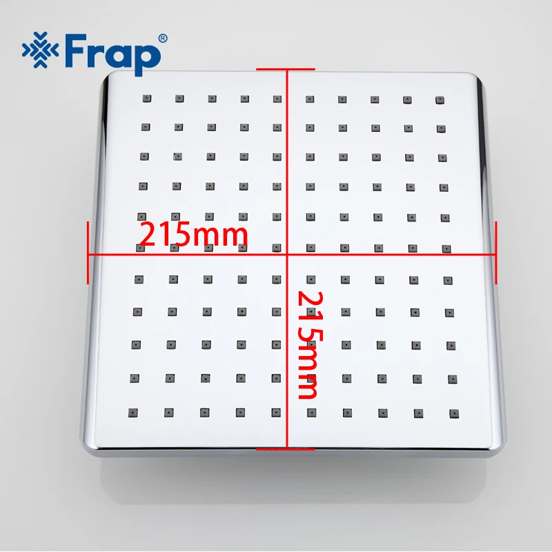 FRAP 215*215mm Bathroom ABS shower head Overhead rain shower F001-20