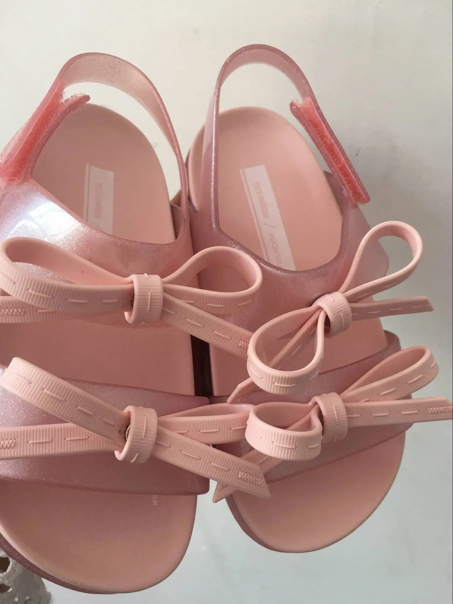 wholesale cheap girls sandals kids bowknot cute summer Jelly shoes 2019