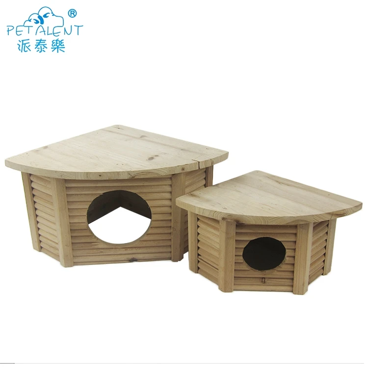 3 Floors Assembled Wooden bird house cages for small animals