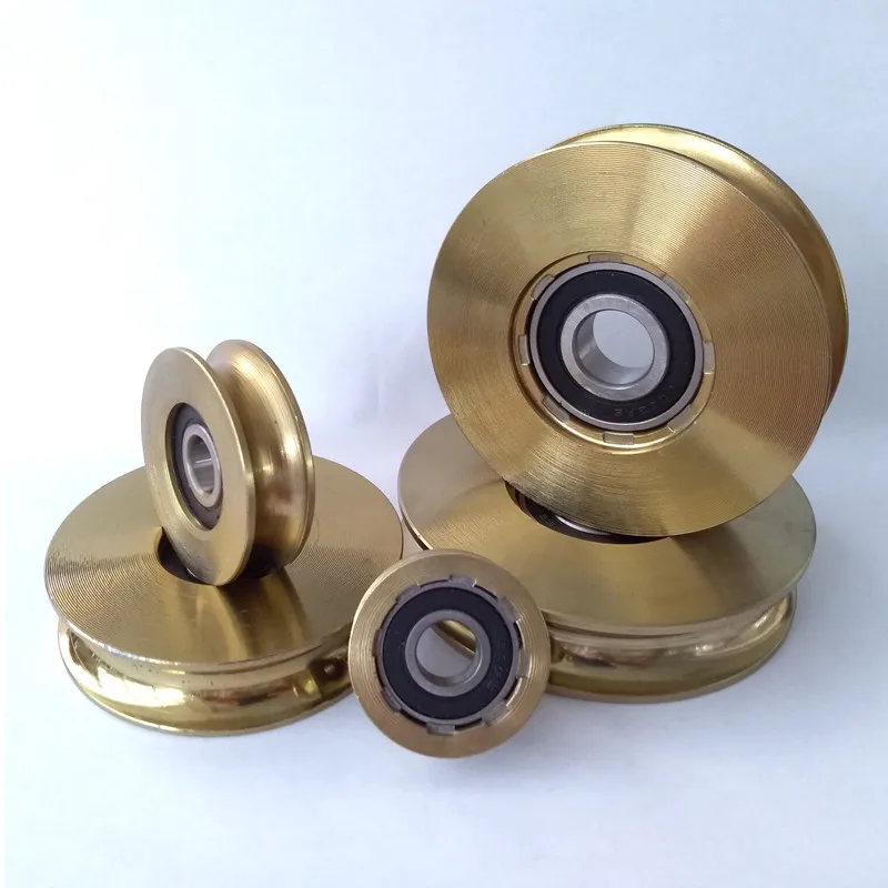 80mmDoor Window Steel Wheel U/V/Y Groove Sliding gate pulleys With Single Bearings