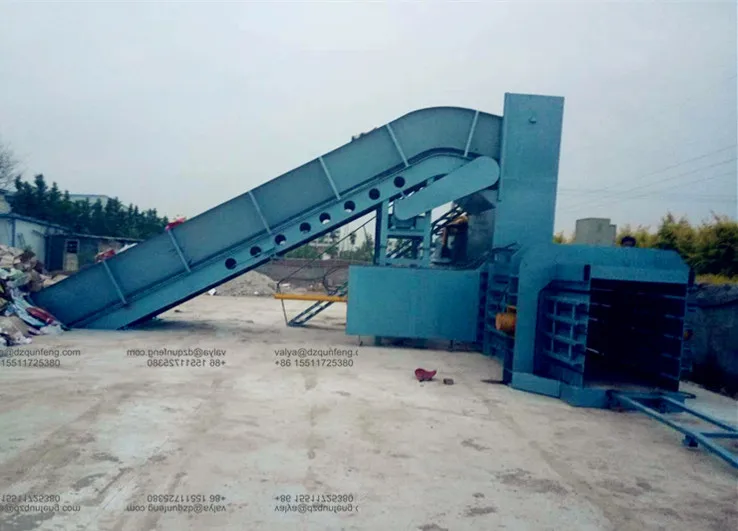 Горизонтальный пресс для макулатуры Китая