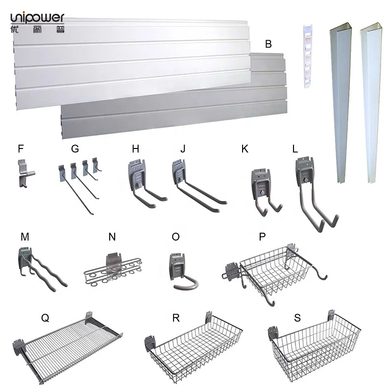 Unipower garage wall organizer pvc garage wall panel
