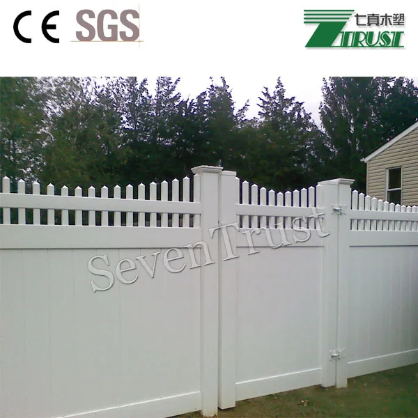 Home back yard fence, wind-resistant strong PVC fence