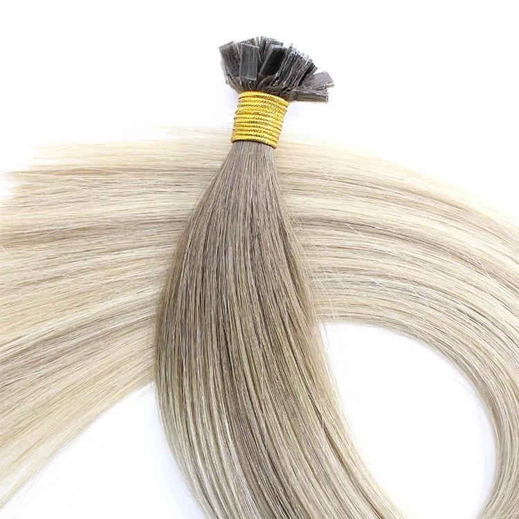 Prebonded Hair Double Drawn Human Hair U tip/Flat tip/I tip Hair Extensions Wholesale Italian Keratin Flat Tip Hair