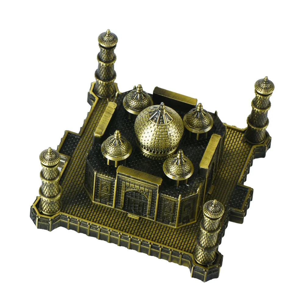 WR Art Crafts Novelty Thailand Souvenir Gifts Bronze Taj Mahal Building Models Home Office Ornament