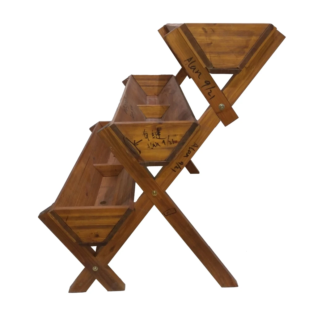 Outdoor Garden Botany Pergola Wooden Flower Rack