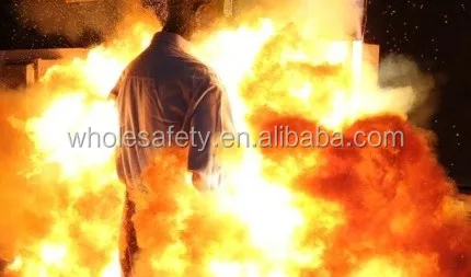 EN 469 High visibility anti-explosion Nomex fire fighting Fireman suit