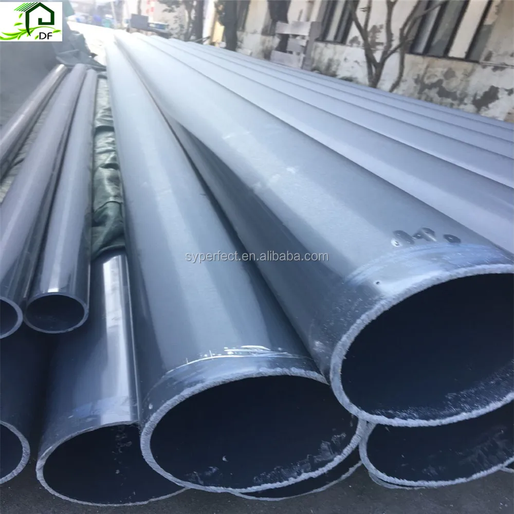 4 inch 6 inch Plastic Pvc Pipe Water Irrigation Custom Usage Pipe