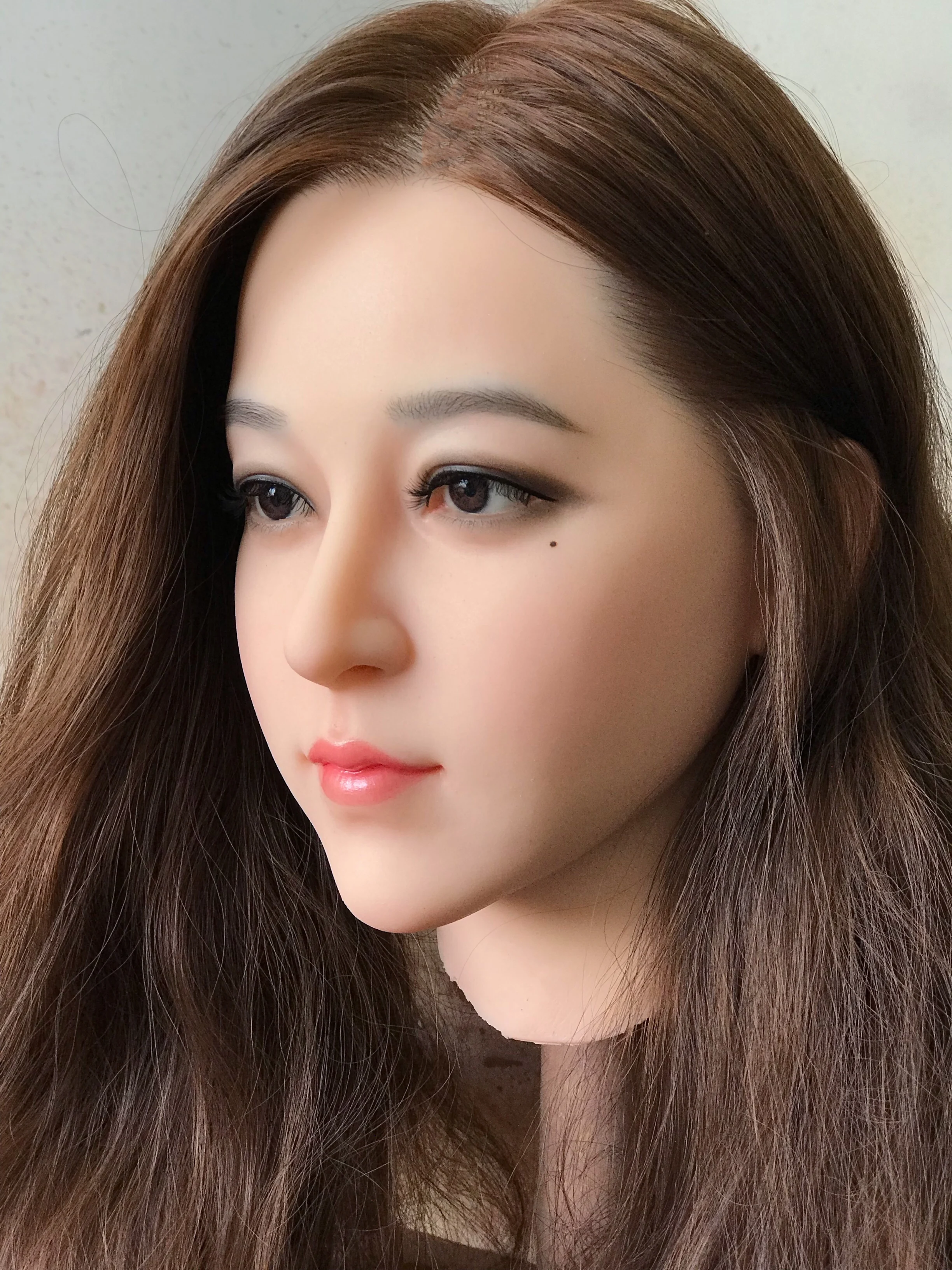 Realistic sculpture Life Size Handmade Crafts vivid Asian pretty girl female toy Statue of silicone Wax beauty figure for Sale