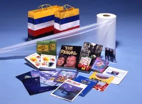 Gift packaging laser holographic plastic printed bopp metalized thermal lamination BOPP / PET film