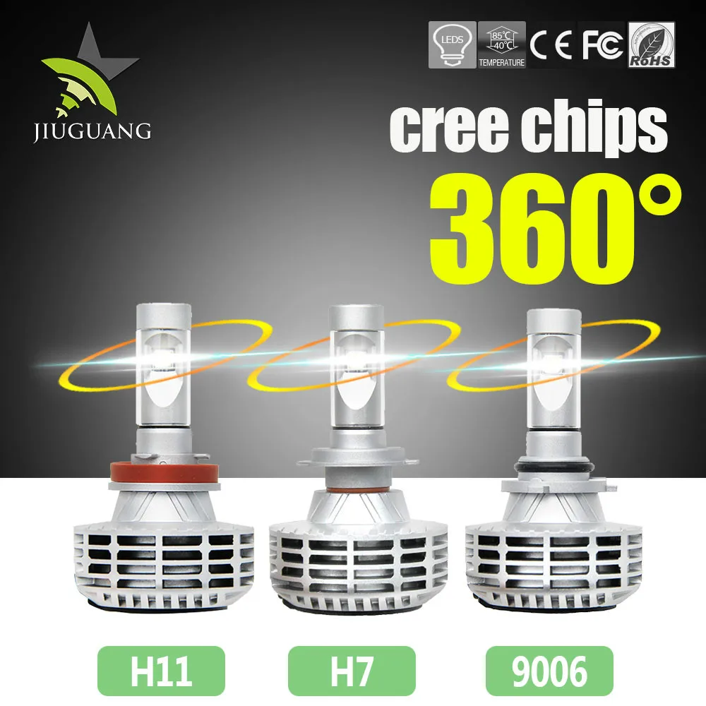 Автоматическая с сильным дальнего света 9007 адаптивные светодиодные фары