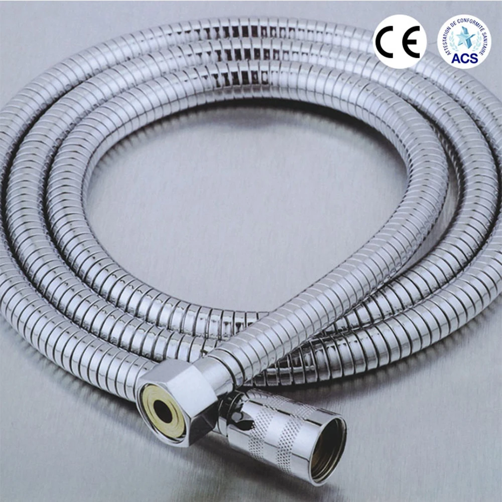 
YUYAO GARON ACS and CE certification high quality shower hose with brass nut 
