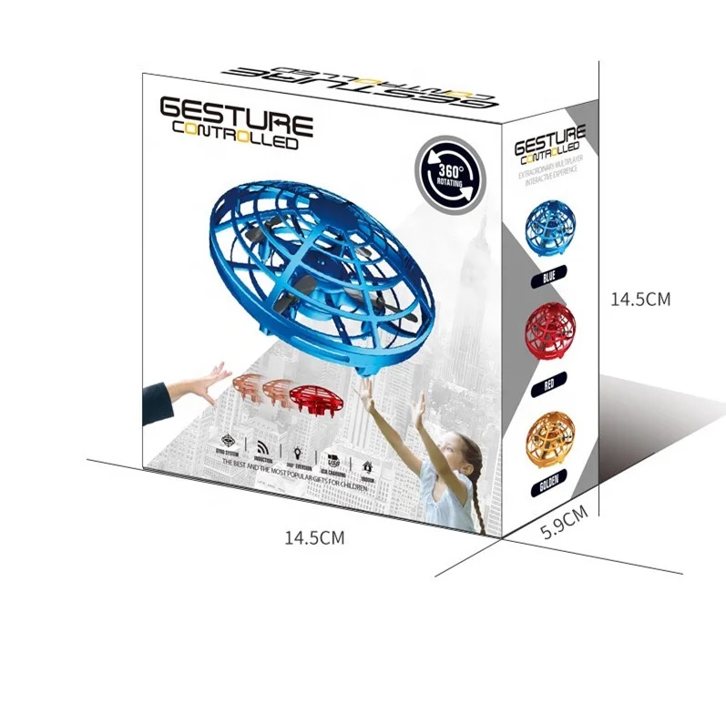 
New product Mini Drone Infrared Sensing Control RC Quadcopter Induction Altitude Hold Headless Mode RTF UFO Drone 