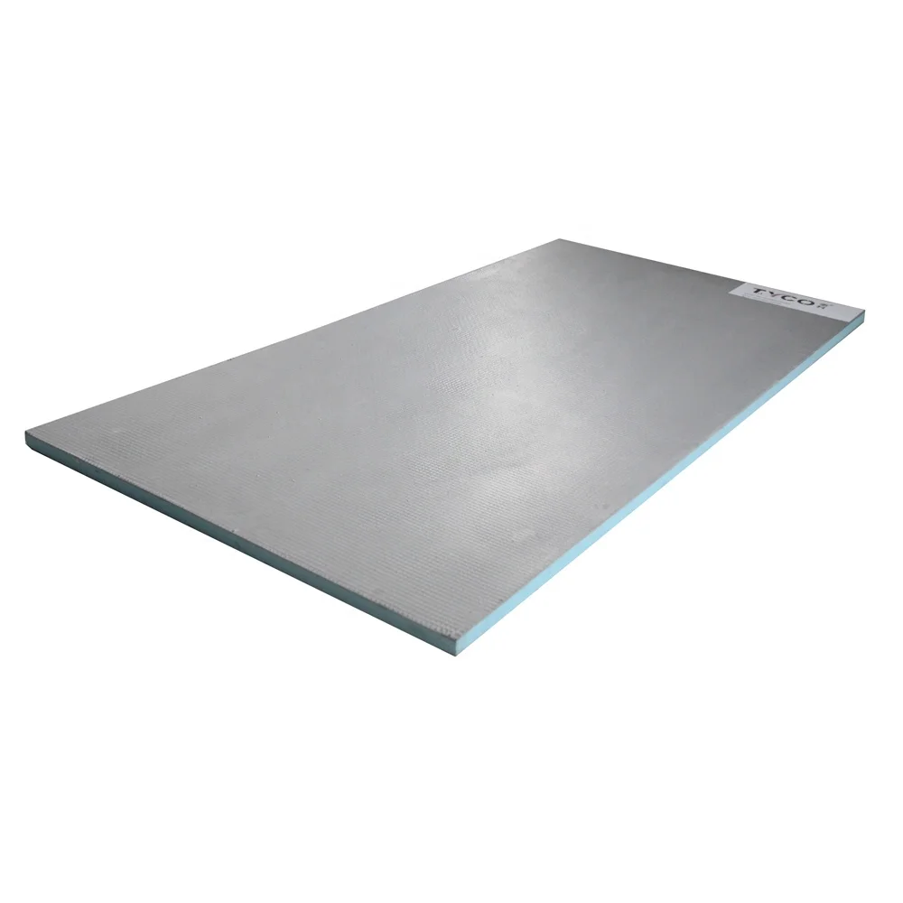 Foam tile backer board for partition wall