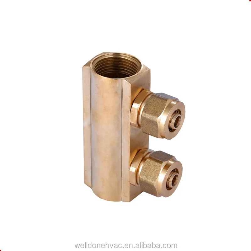 2-12 zones High quality hydraulic brass separator outlets water distributor manifold collector