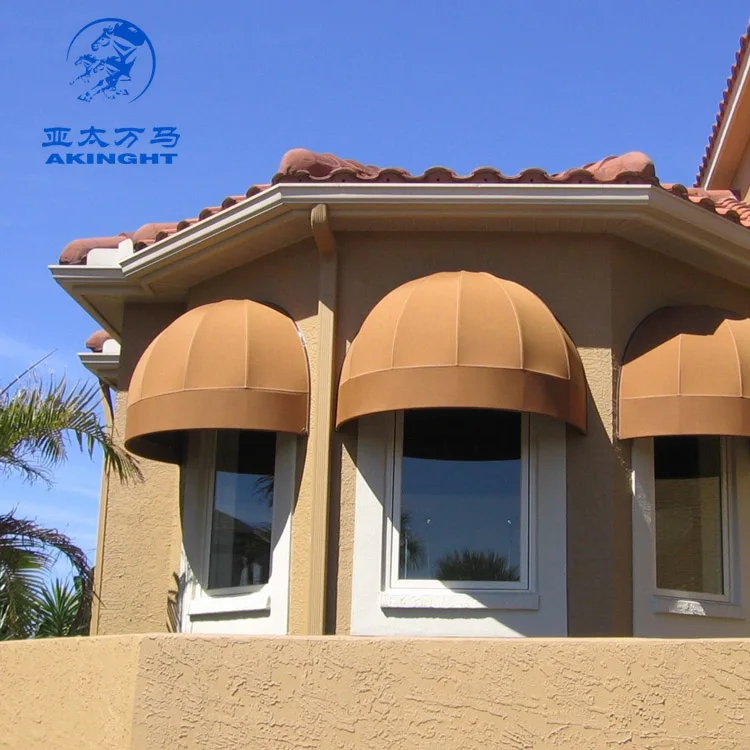 French style residential outdoor dome decorative villa house door and window fixed awning